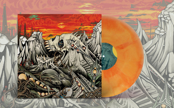 Image of Front Cover of 4324082E: LP - BEHOLD... THE ARCTOPUS, Hapeleptic Overtrove (Willowtip; WT-177, US 2020, Orange and Yellow Merge Vinyl)   EX/EX