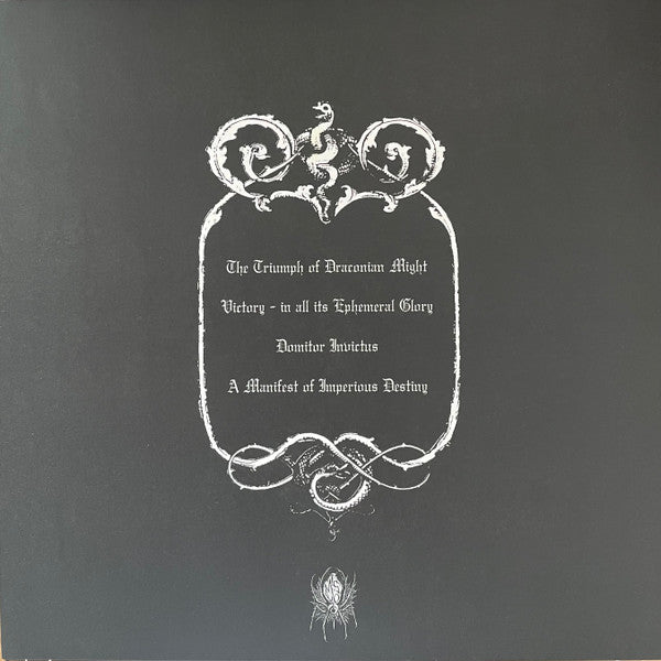 Image of Back Cover of 4324086E: LP - ASCENDENCY, A Manifest Of Imperious Destiny (Me Saco Un Ojo Records; MSUO-166, UK 2023, Insert, Blood Red Vinyl)   EX/EX