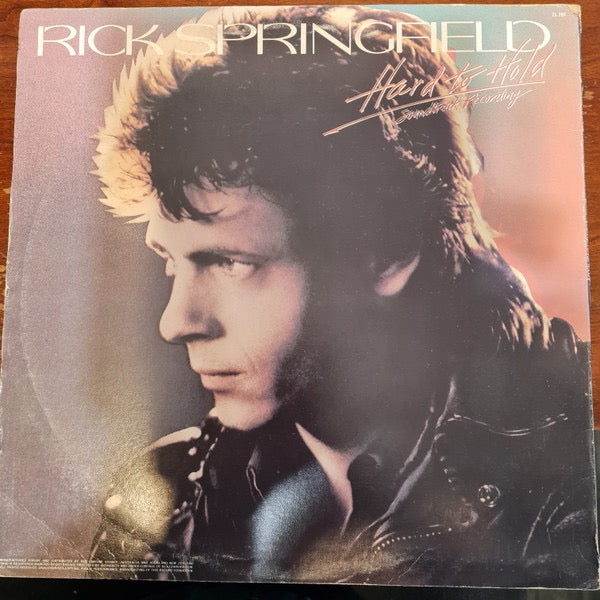 Image of Back Cover of 4314293C: LP - RICK SPRINGFIELD, Hard To Hold - Soundtrack Recording (Starcall Records; ZL 251, Australia 1984, Insert)   VG/VG+