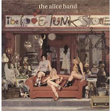 Image of Front Cover of 4324167E: LP - THE ALICE BAND, The Love Junk Store (Instant Karma ; KARMA54, UK 2002, Promo, Textured Sleeve) Strong VG, Damage To Sleeve Opening  VG/VG