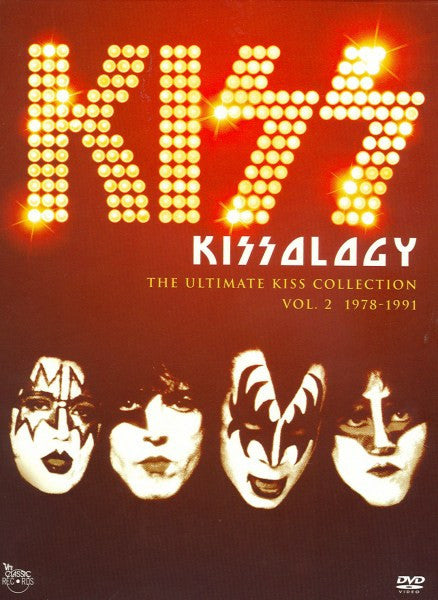 Image of Front Cover of 4334042E: 3xDVD - KISS, Kissology: The Ultimate Kiss Collection Vol. 2 1978-1991 (VH1 Classic Records; VH00108, US 2007, Slipcase)   VG+/VG+