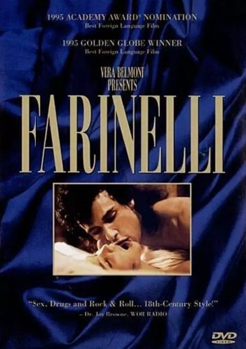 Image of Front Cover of 4334069E: DVD - GERARD CORBIAU, Farinelli (Sony Pictures Classics; 10629, US , Region 1 US Import)   VG+/VG+