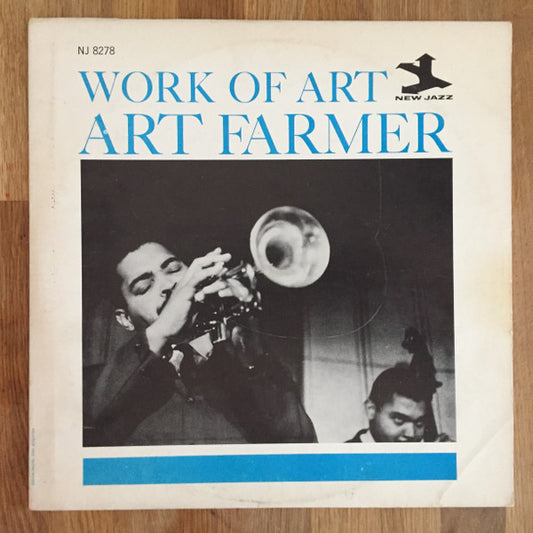 Image of Front Cover of 4344270S: LP - ART FARMER, Work Of Art (New Jazz; NJ 8278, US ) Light marks both sides of disc. Worn sleeve.   VG/VG