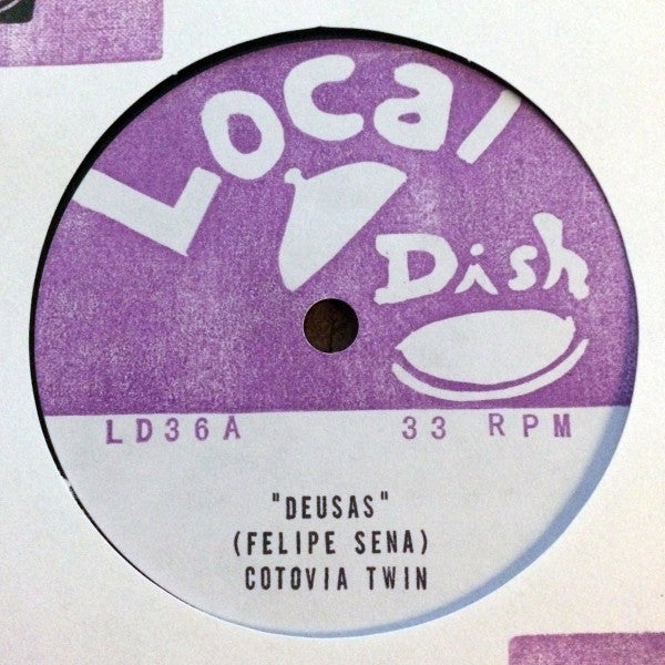 Image of Front Cover of 4314404C: 7" - COTOVIA TWIN, Deusas / Invocada (Local Dish; LD36, Canada 2024, Stamped Sleeve, Clear Flexi Disc)   EX/VG+