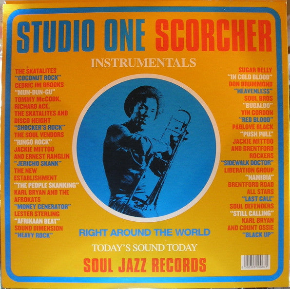 Image of Back Cover of 4344324S: 3xLP - VARIOUS, Studio One Scorcher (Soul Jazz Records; SJR LP67, UK 2002, Single Sleeve, 3 Inners, no insert) Still In Shrinkwrap  VG+/VG+