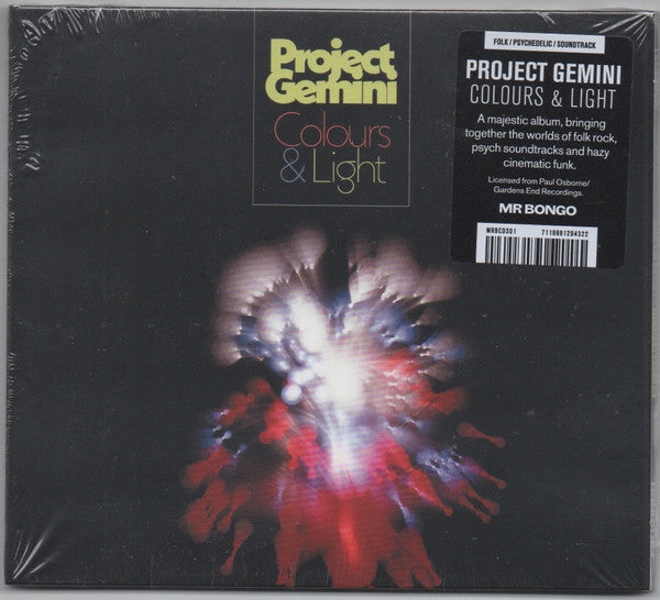 Image of Front Cover of 4354180S: CD - PROJECT GEMINI, Colours And Light (Mr Bongo; MRBCD301, UK 2024, Triple Digipak)   VG+/VG+