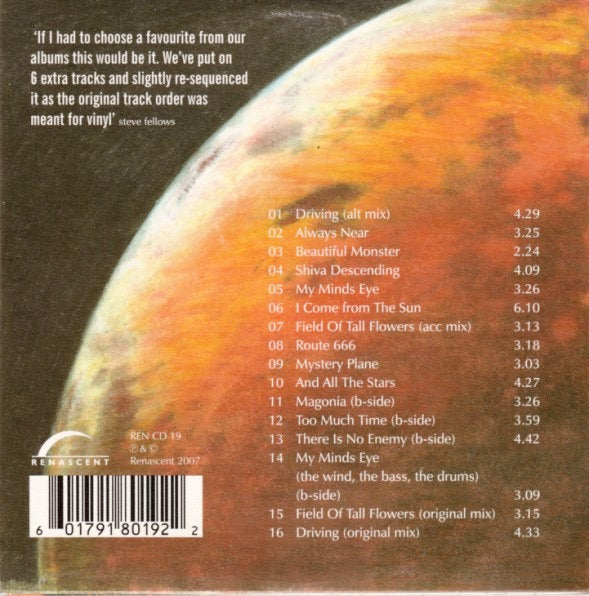 Image of Back Cover of 4314435C: CD - THE COMSAT ANGELS, My Minds Eye (Renascent; REN CD 19, UK 2007, Card Sleeve) Minor tear on bottom left corner sleeve  VG/VG+