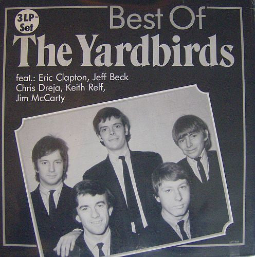 Image of Front Cover of 4324244E: 3xLP - THE YARDBIRDS, Best Of The Yardbirds (Charly Records; 9028/3, Portugal 1985) Sleeve has seam splits at top and spine and some creasing. Vinyl is glossy.  VG/VG+