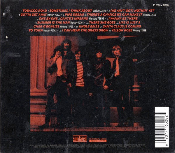Image of Back Cover of 0456203S: CD - THE BLUES MAGOOS, The Mercury Singles (1966-1968) (Sundazed Music; SC 6328, US 2016, Card Sleeve)   EX/EX