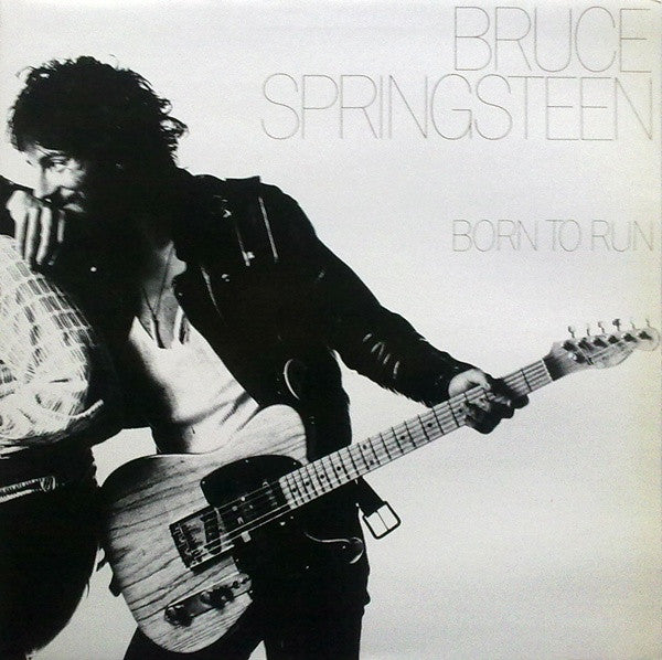 Image of Front Cover of LP - G+/VG+ - BRUCE SPRINGSTEEN, Born To Run (CBS Orange/Yellow; S 69170, UK 1975, Gatefold, "Made in England" at 4 o'clock on rim. A5/B3), Scuffs, wear, and old stickers on gatefold. Very nice disc.,  - 0846126S