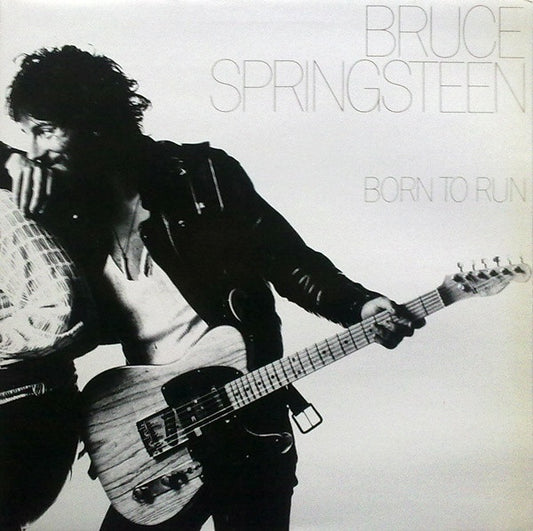 Image of Front Cover of LP - G+/VG+ - BRUCE SPRINGSTEEN, Born To Run (CBS Orange/Yellow; S 69170, UK 1975, Gatefold, "Made in England" at 4 o'clock on rim. A5/B3), Scuffs, wear, and old stickers on gatefold. Very nice disc.,  - 0846126S