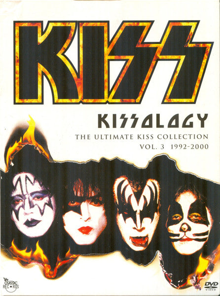 Image of Front Cover of 4334121E: 4xDVD - KISS, Kissology: The Ultimate Kiss Collection Vol. 3 1992-2000 (VH1 Classic Records; VH00117, US 2007, Box Set)   VG+/VG+