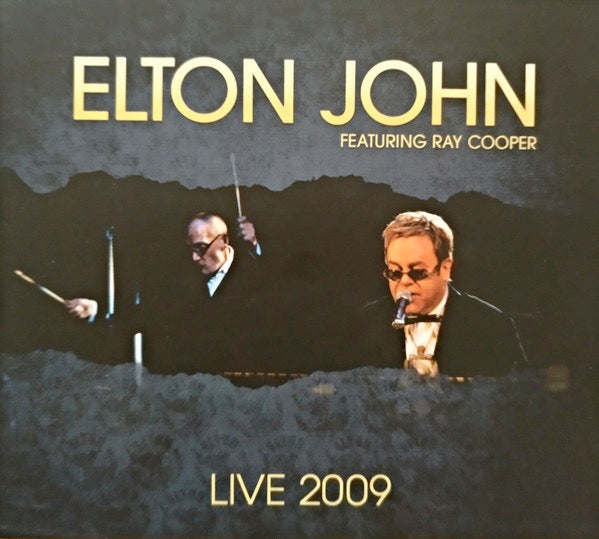 Image of Front Cover of 4314484C: 3xCD - ELTON JOHN, RAY COOPER, Elton John Featuring Ray Cooper. Live 2009 (Mercury; L2009, Europe 2009, Triple Digipak)   VG+/VG+