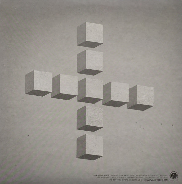 Image of Back Cover of 4344419S: LP - MINOR VICTORIES, Minor Victories (Play It Again Sam; PIAS885LP, Europe 2016, Inner, 180 Gram Vinyl) Opened Instore, Still In Shrinkwrap  VG+/VG+