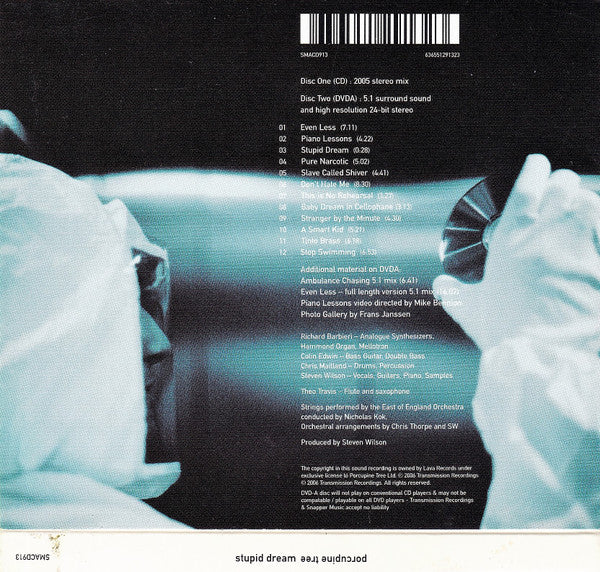 Image of Back Cover of 4334154E: 2xCD - PORCUPINE TREE, Stupid Dream (Snapper Music; SMACD913, Europe 2006, Slipcase)   VG/VG+