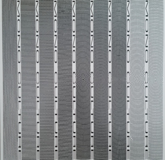 Image of Front Cover of 12" - VG+/VG+ - MONOCULTURE, There s Nothing Stopping Us From Automating Something (Place No Blame; MCPNB 00, UK 2022, Die Cut Picture Sleeve), , Dark, moody techno/breakbeat on Zeno Cosini and Will Bankhead's 'Place No Blame' imprintA1 Machines Make TimeA2 This GenerationB1 Untitled JourneyB2 Last - 2426092E