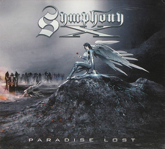 Image of Front Cover of 4434026E: CD - SYMPHONY X, Paradise Lost (Inside Out Music; IOMSECD 259, Germany 2007, 5 Panel Digipak, 16 Page Booklet, With Bonus DVD in Card Sleeve.) Light marks on disc. Slight bumped corners. Hype sticker on front.  VG+/VG