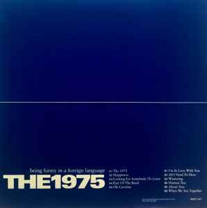 Image of Back Cover of LP - VG+/VG+ - THE 1975, Being Funny In A Foreign Language (Dirty Hit ; DH01242, UK 2022, Stickered Plastic Outer Sleeve, Die Cut Inner & Insert, Clear Vinyl), ,  - 3946078S