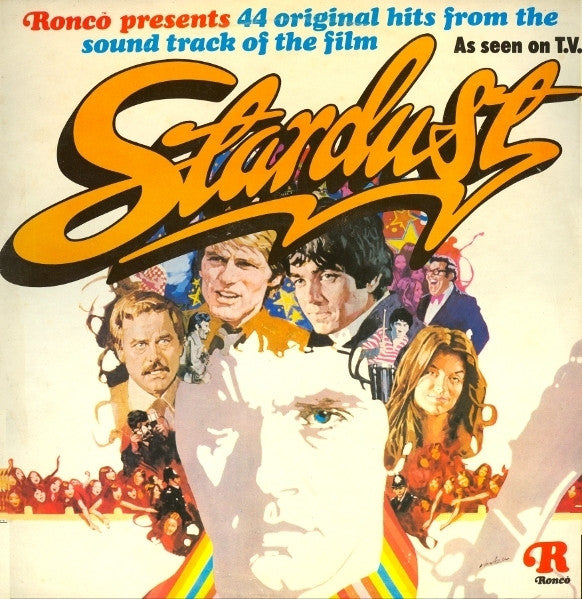 Image of Front Cover of 4414155C: 2xLP - VARIOUS, Stardust - 44 Original Hits From The Sound Track Of The Film (Ronco; RG 2009/10, UK 1974, Gatefold, 2 Company Inners) Nice copy!  VG+/VG+