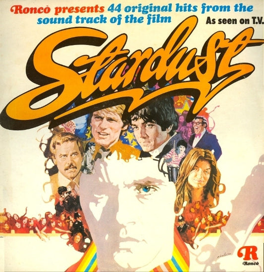 Image of Front Cover of 4414155C: 2xLP - VARIOUS, Stardust - 44 Original Hits From The Sound Track Of The Film (Ronco; RG 2009/10, UK 1974, Gatefold, 2 Company Inners) Nice copy!  VG+/VG+