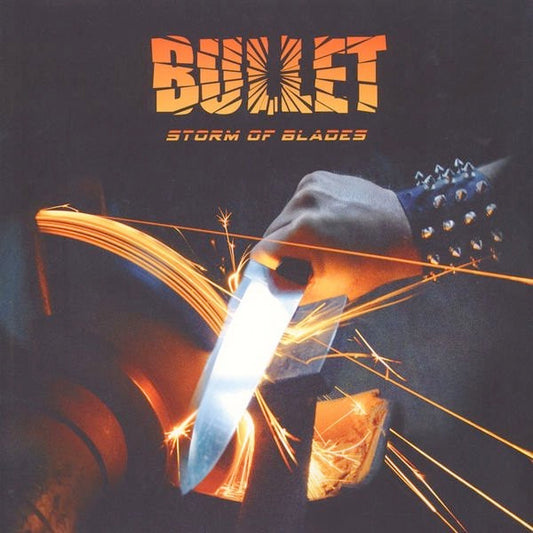 Image of Front Cover of 4414091C: LP - BULLET, Storm Of Blades (Nuclear Blast; NB 3227-1, Germany 2014, Gatefold, Inner, Red Vinyl) Opened Instore  EX/EX