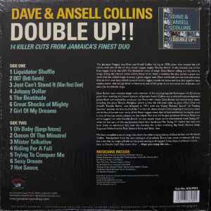 Image of Back Cover of 4424079E: LP - DAVE & ANSELL COLLINS, Double Up!! (Jamaican Recordings; KSLP053, UK 2014) Light marks. Light wear to edge of sleeve.  VG/VG