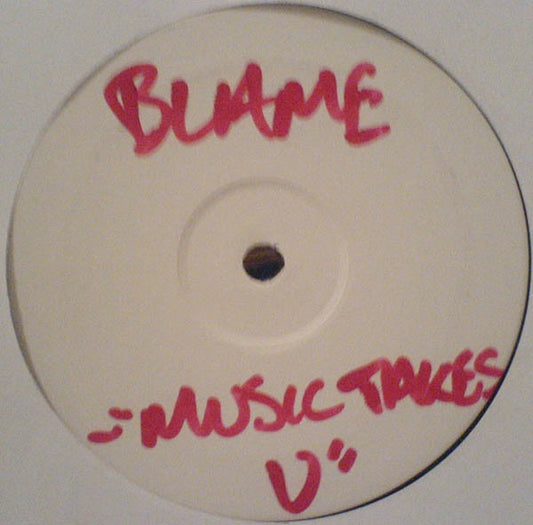 Image of Front Cover of 4414274C: 12" - BLAME, Music Takes You (Seal Version) (Not On Label; SHADOW 11, UK 2006, White Label, Unofficial) Closer to VG+, looks unplayed  /VG