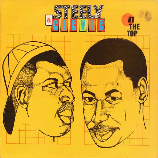 Image of Front Cover of 4414239C: LP - STEELY & CLEVIE, At The Top (Black Solidarity; BSILP 20, Jamaica 1988) Pressing flaws. Sleeve still in shrink.  VG+/VG