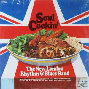 Image of Front Cover of 4424227E: LP - THE NEW LONDON RHYTHM & BLUES BAND, Soul Cookin' (Vocalion; VL 73880, US 1969, Card Sleeve) Marks on vinyl - Plays well. Wear to sleeve with ringwear & tape at edge.  G+/G+