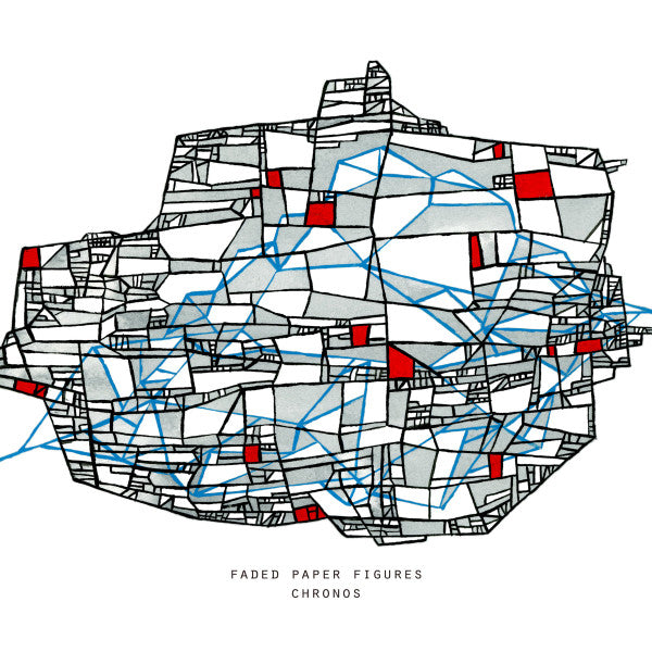 Image of Front Cover of 4424247E: Mini LP - FADED PAPER FIGURES, Chronos (Feedbands ; FEEDS-50, US 2017, Insert, White / Black Splatter Vinyl) Corner Bumps  VG+/EX