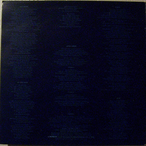 Image of Back Cover of LP - VG/VG - JONI MITCHELL, Blue (Reprise Tan Riverboat, No WB Logo; K44128, UK 1972 Reissue, Textured Gatefold Sleeve, No WB logo on rim text), Ring and edge wear.,  - 3026255E
