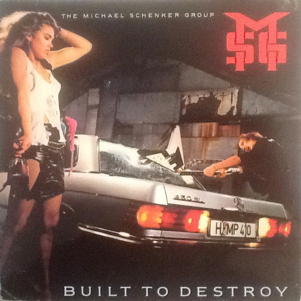 Image of Front Cover of 4414336C: LP - THE MICHAEL SCHENKER GROUP, Built To Destroy (Chrysalis; CHR 1441, UK 1983, Inner) Light Marks only, Edge pinches  VG/VG