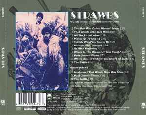 Image of Back Cover of 4514324C: CD - STRAWBS, Strawbs (A&M Records ; 5302679, Europe 2008, Jewel Case, Booklet)   VG+/VG+