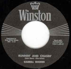 Image of Back Cover of 4414428C: 7" - DARRELL RHODES, Can I Be The One / Runnin' And Chasin' (Winston; 1041-45, UK Reissue, Plain Sleeve)   /VG+