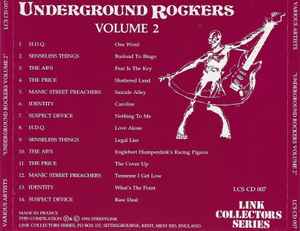 Image of Back Cover of 4434109E: CD - VARIOUS, Underground Rockers Volume 2 (Streetlink; LCS CD 007, UK 1992, Jewel Case, Booklet)   VG+/VG