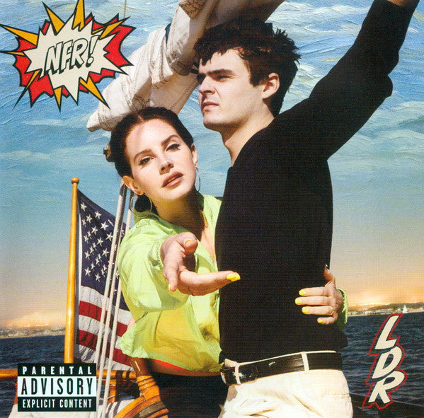 Image of Front Cover of 4424296E: 2xLP - LANA DEL REY, NFR! (Norman Fucking Rockwell!) (Polydor; 0840940, Europe 2020 Reissue, Gatefold, 2 Inners)   VG+/VG+