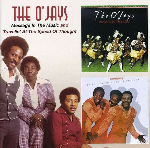 Image of Front Cover of 4434125E: CD - THE O'JAYS, Message In The Music / Travelin' At The Speed Of Thought (Edsel Records ; DIAB 404, UK 2004, Jewel Case, Booklet)   VG+/EX