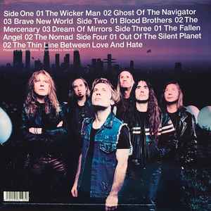 Image of Back Cover of 4444318S: 2xLP - IRON MAIDEN, Brave New World (Parlophone; 0190295851989, Europe 2017 Reissue, Gatefold, 2 Inners, 180 Gram Vinyl)   VG+/VG+