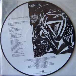 Image of Back Cover of 4444321S: LP - SUN RA, The Heliocentric Worlds Of Sun Ra, Vol. 1 (Get Back; GET 1004 P, Italy 1998, Stickered Plastic Sleeve, Picture Disc)   VG+/VG+