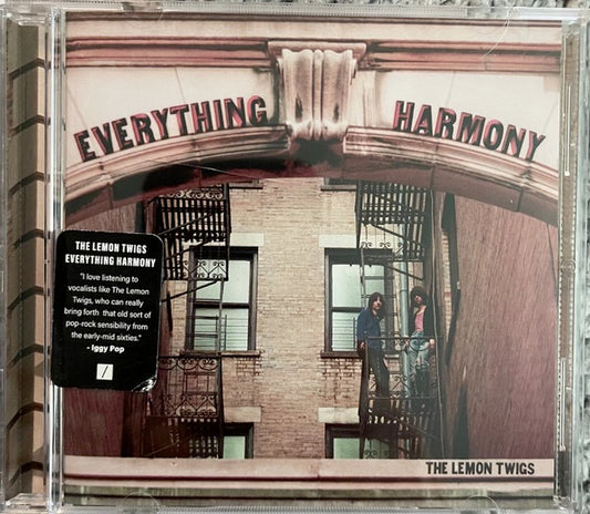 Image of Front Cover of 4514031C: CD - THE LEMON TWIGS, Everything Harmony (Captured Tracks; CT-358, UK, Europe & US 2023, Jewel Case)   VG+/VG+