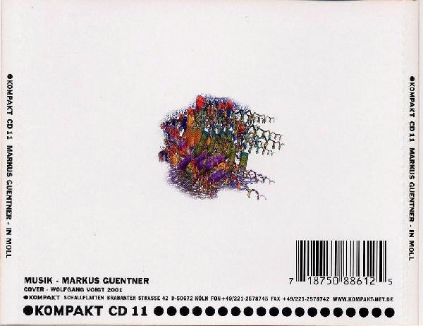 Image of Back Cover of 4514032C: CD - MARKUS GUENTNER, In Moll (Kompakt; KOMPAKT CD 11, Germany 2001, Jewel Case)   VG+/VG+