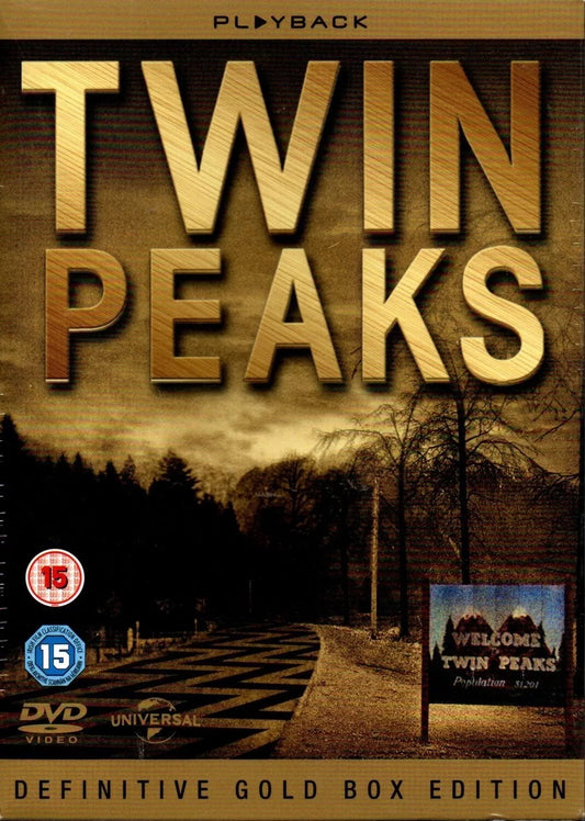 Image of Front Cover of 4234020E: 10xDVD - DAVID LYNCH, Twin Peaks Definite Gold Box Edition (Universal ; , UK 2012, Box Set)   VG+/VG+