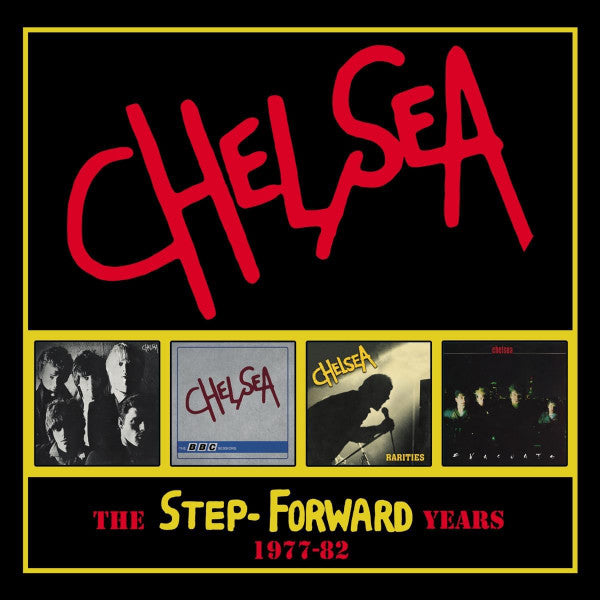 Image of Front Cover of 4xCD - VG+/VG+ - CHELSEA, The Step-Forward Years 1977-82 (Captain Oi!; AHOYBX 396, UK 2023, Box Set, 4 Inners + booklet), ,  - 4136236E