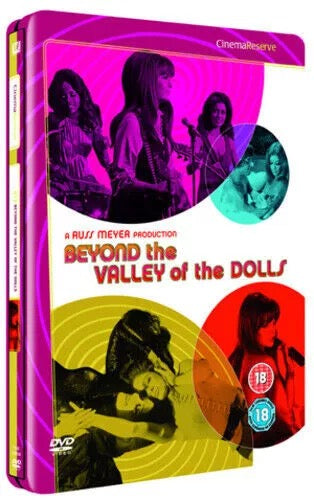 Image of Front Cover of 4534089E: 2xDVD - RUSS MEYER, Beyond the Valley of the Dolls (Cinema Reserve; , UK 2007, Steelbook)   VG+/VG+