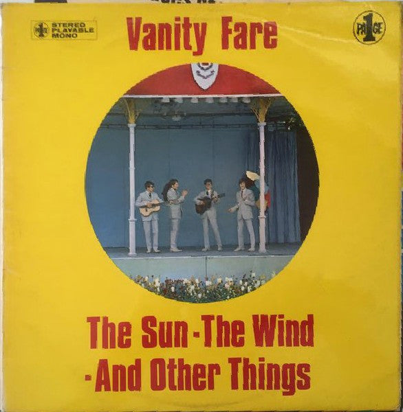 Image of Front Cover of 4544078S: LP - VANITY FARE, The Sun. The Wind. And Other Things (Page One; POLS 010, UK 1969) Strong VG+  VG+/VG+