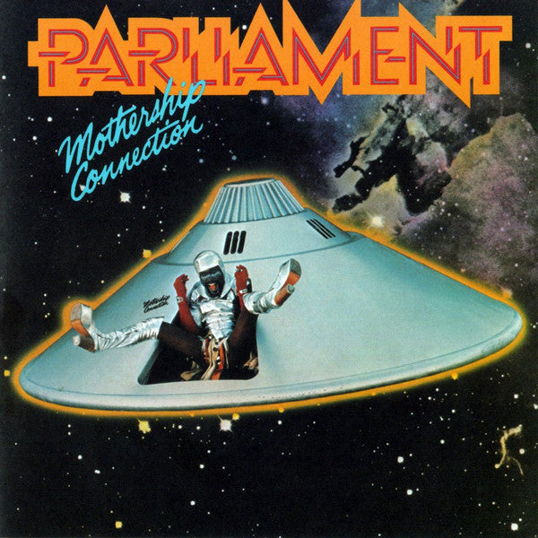 Image of Front Cover of 4544153S: LP - PARLIAMENT, Mothership Connection (Casablanca; NBLP 7022, US 2000, Picture Sleeve) one or two small marks one side - minor. small peel mark front sleeve. minor wear sleeve corners  VG/VG+