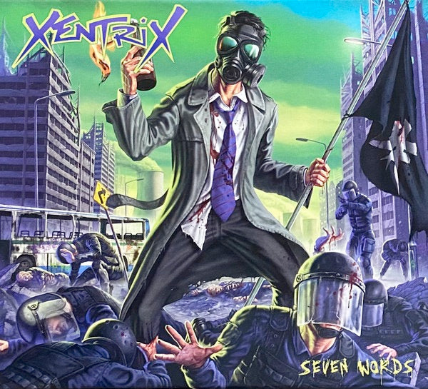 Image of Front Cover of 4514116C: CD - XENTRIX, Seven Words (Listenable Records; POSH654, France 2022, Slipcase) SEALED  EX/M