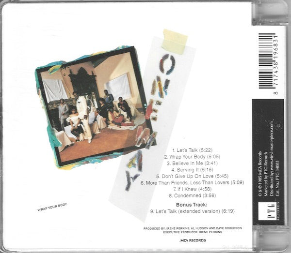 Image of Back Cover of 4534209E: CD - ONE WAY, Wrap Your Body (PTG Records; PTG 34083, Netherlands 2010 Reissue, Super Jewel case)   EX/VG+