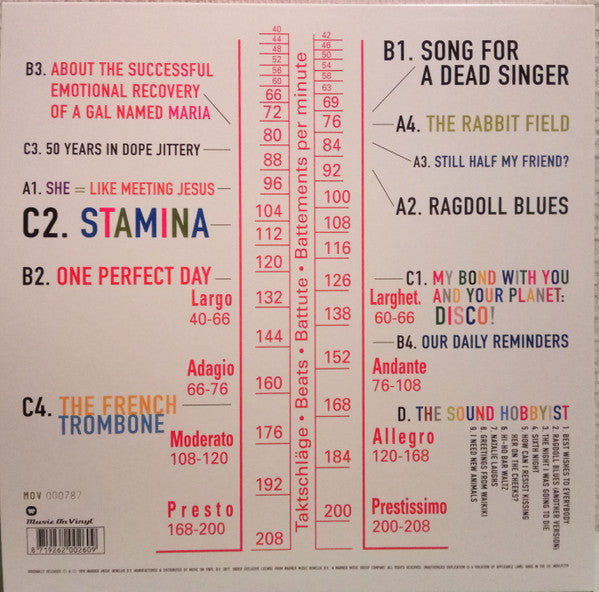 Image of Back Cover of 4524229E: 2xLP - ZITA SWOON, I Paint Pictures On A Wedding Dress (Music On Vinyl ; MOVLP1779, Europe 2017 Reissue, Gatefold, 2 Inners, White Vinyl, Numbered Limited Edition)   VG+/EX