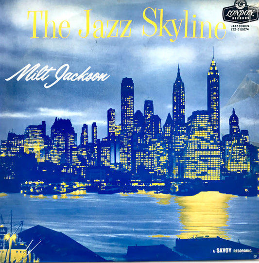 Image of Front Cover of 4544207S: LP - MILT JACKSON, The Jazz Skyline (London Records; LTZ-C.15074, UK 1956, Flipback Sleeve) Taped residue along opening of sleeve.   VG/VG+